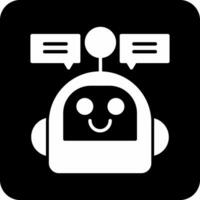 chatbot vettore icona