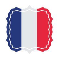 disegno francobollo francese vettore