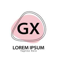 lettera gx logo. gx logo design vettore illustrazione per creativo azienda, attività commerciale, industria. professionista vettore