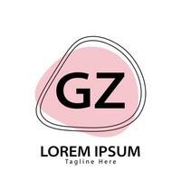 lettera gz logo. gz logo design vettore illustrazione per creativo azienda, attività commerciale, industria. professionista vettore