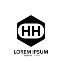 lettera hh logo. hh logo design vettore illustrazione per creativo azienda, attività commerciale, industria. professionista vettore