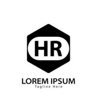 lettera hr logo. hr logo design vettore illustrazione per creativo azienda, attività commerciale, industria. professionista vettore