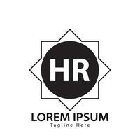 lettera hr logo. hr logo design vettore illustrazione per creativo azienda, attività commerciale, industria. professionista vettore
