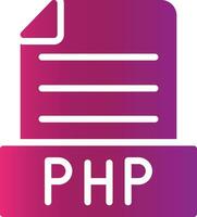 php creativo icona design vettore