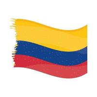bandiera nazionale colombia vettore