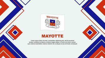 mayotte bandiera astratto sfondo design modello. mayotte indipendenza giorno bandiera sfondo vettore illustrazione. mayotte sfondo
