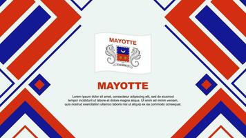 mayotte bandiera astratto sfondo design modello. mayotte indipendenza giorno bandiera sfondo vettore illustrazione. mayotte bandiera