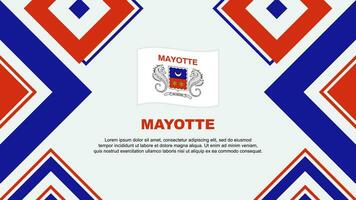 mayotte bandiera astratto sfondo design modello. mayotte indipendenza giorno bandiera sfondo vettore illustrazione. mayotte indipendenza giorno