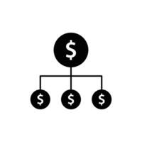 investimento nero riempire icona impostare. investimento, profitto, bene, investitore, portafoglio, dividendo, capitale, rischio, inflazione icone vettore, icona, analisi, bene, legame, economia, formazione scolastica, icona, analisi, bene, vettore