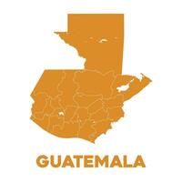 dettagliato Guatemala carta geografica vettore