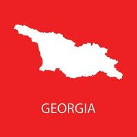 Georgia carta geografica icona vettore