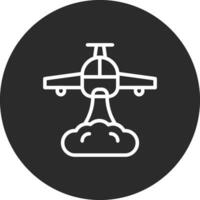 pompiere aereo vettore icona