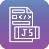 javascript file vettore icona