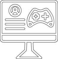 gioco accesso vettore icona