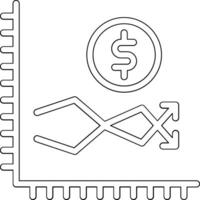 azione mercato vettore icona