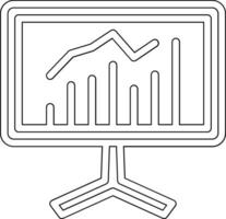 sito web statistica vettore icona