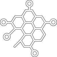 molecole vettore icona