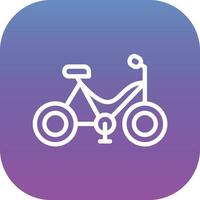 bicicletta giocattolo vettore icona