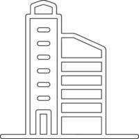 grattacielo vettore icona