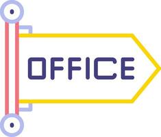 ufficio vettore icona