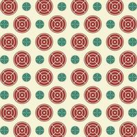 bersaglio rosso verde di moda vettore design ripetendo modello illustrazione