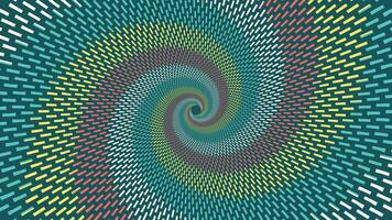 astratto spirale tratteggiata vortice semplice linea ondulato sfondo. vettore