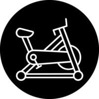 stazionario bicicletta vettore icona