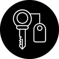 camera chiave vettore icona