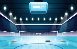 sfondo dell'arena di hockey su ghiaccio vettore