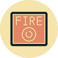 icona vettore allarme antincendio