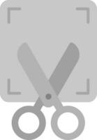 immagine dello schermo grigio scala icona vettore