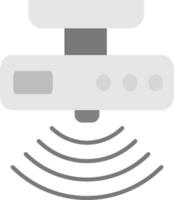movimento sensore grigio scala icona vettore
