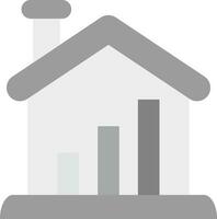 casa grigio scala icona vettore