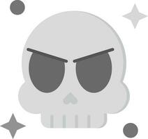 cranio grigio scala icona vettore