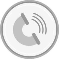 contatto grigio scala icona vettore