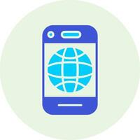 mobile Internet vettore icona