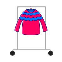 maglione sospeso illustrazione vettore