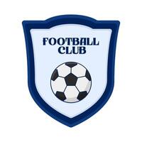 calcio club distintivo illustrazione vettore