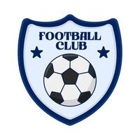 calcio club distintivo illustrazione vettore