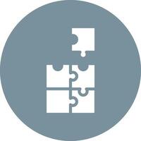 puzzle soluzione vettore icona