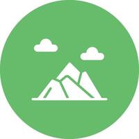 icone vettoriali montagne mountains