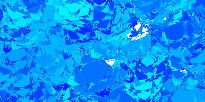 sfondo vettoriale azzurro con forme poligonali.