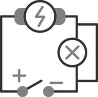 elettrico circuito vettore icona