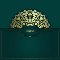 sfondo di mandala ornamentale di lusso con stile arabo islamico orientale modello premium vettore gratuito vecto