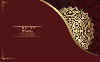 sfondo di mandala ornamentale di lusso con stile arabo islamico orientale modello premium vettore gratuito vecto