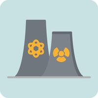 nucleare vettore icona