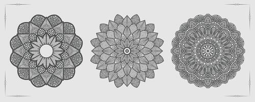 vettore lusso mandala modello sfondo e ornamentale design per colorazione pagina, saluto carta, invito, tatuaggio, floreale mandala.