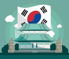 palazzo presidenziale coreano vettore