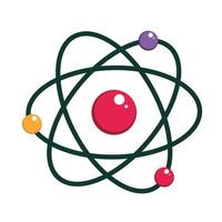 molecola dell'atomo di scienza vettore