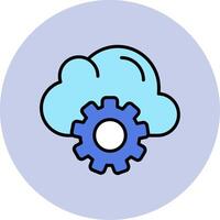 icona del vettore di cloud computing